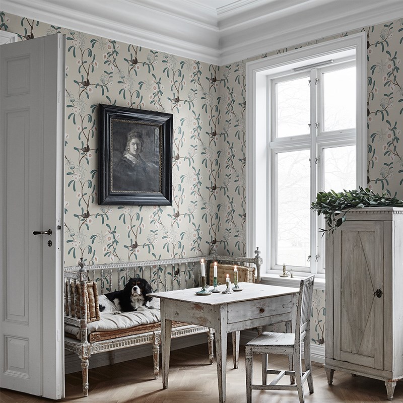 个性定制无缝壁画 新中式u花鸟客厅沙发电视背景墙纸无缝墙布壁布