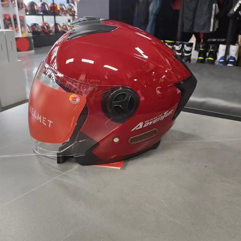 3C认证电动摩托车头盔男女士四季通用安全帽春秋适用四分之三半盔