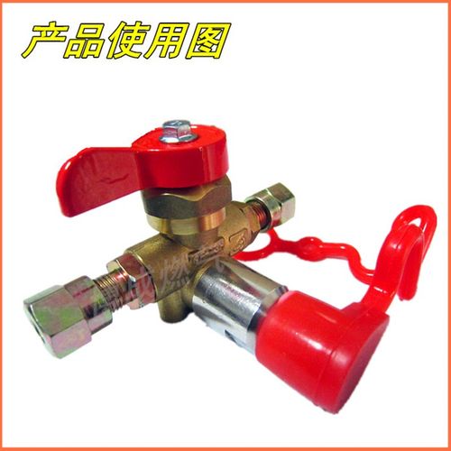 CNG汽车天然气配件加气嘴充气阀加气转换快充嘴小转大口快充头