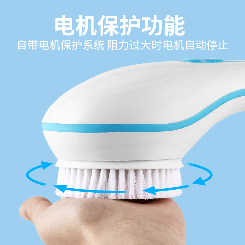 按摩洗澡刷电动沐浴刷长柄搓泥搓灰自动清洁懒人洗澡神器强力搓背