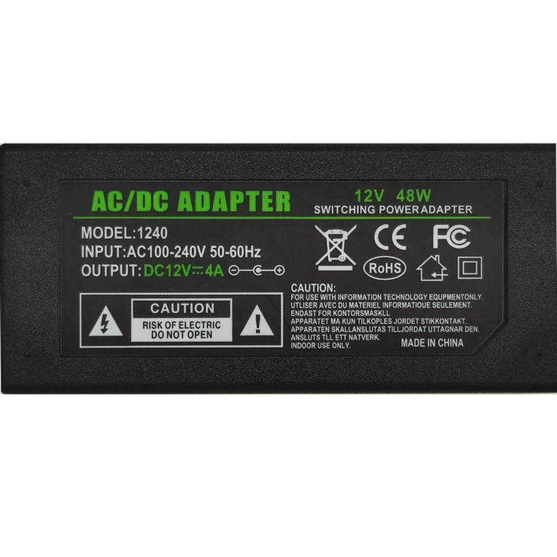 12v4a电源适配器电脑液晶显示器屏监控灯电源12V3A 2A通用