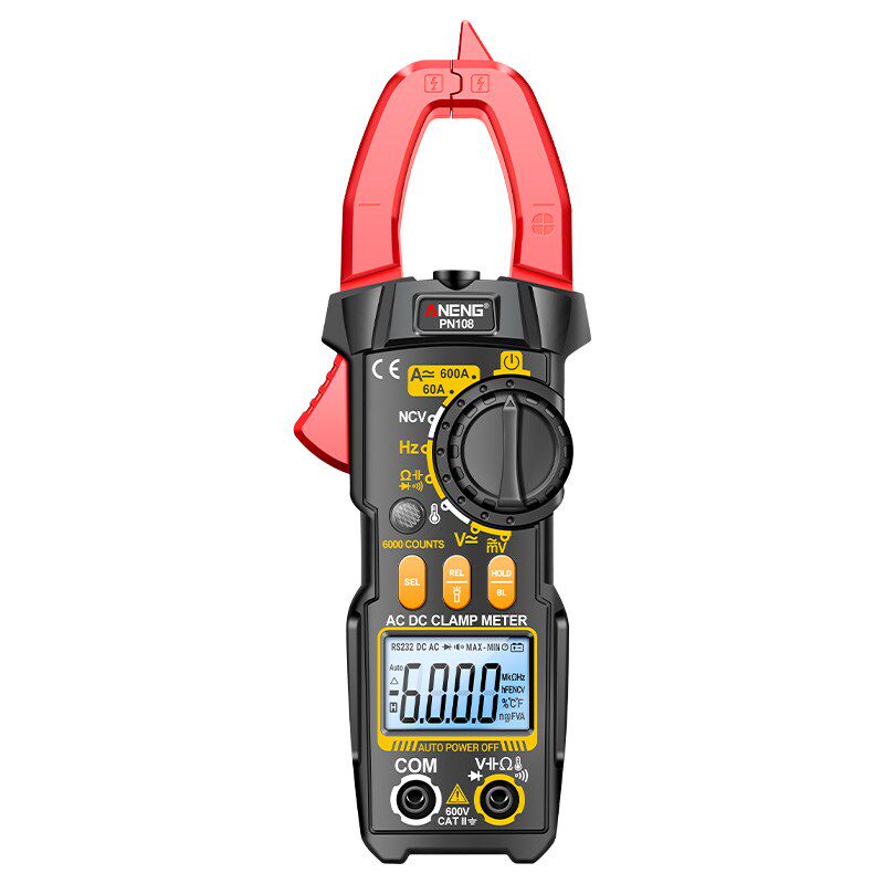 钳形表数字高精度电工专用智能防烧交直流电流表多功能数显万能表