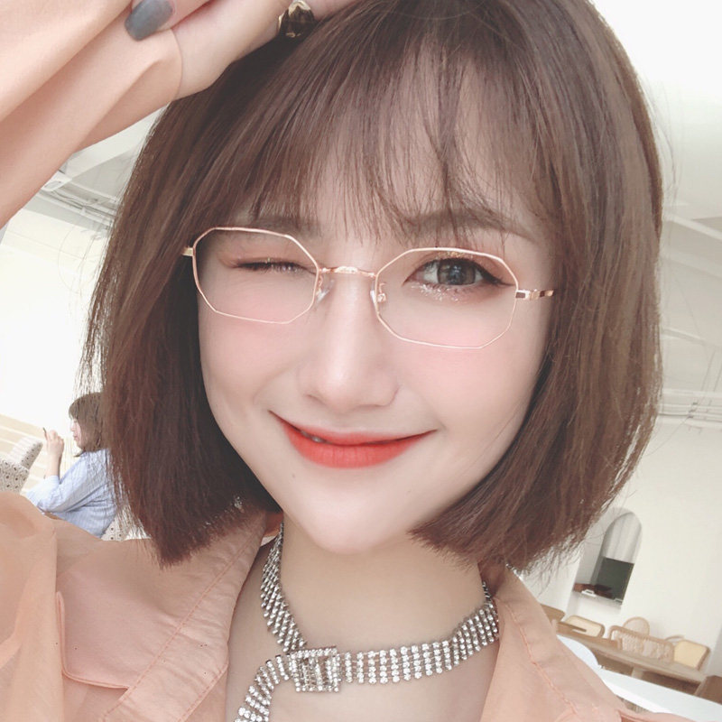 复古文艺多边形小框近视眼镜女韩版潮网红款眼镜框可配有度数眼睛,ZIPPO/瑞士军刀/眼镜,定制成品光学镜,淘宝优惠券,粉丝福利购,淘宝优惠卷