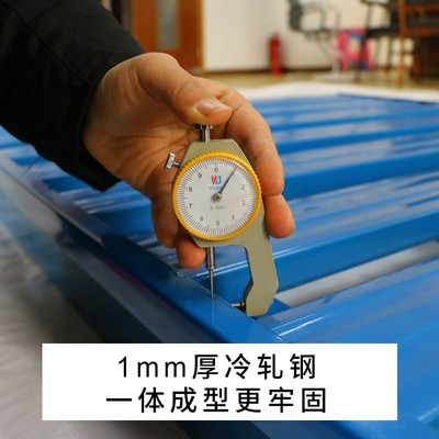 钢制叉车托盘重型货架仓储铁托盘金属栈板物流铁卡板防潮垫仓板