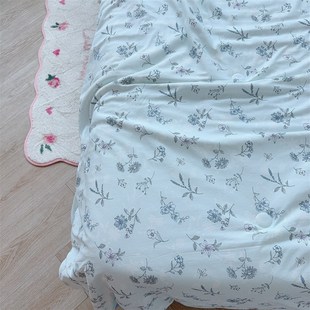酷暑BI入 韩国高品质小碎花夏凉被冰箱被凉感单双人尺寸A09