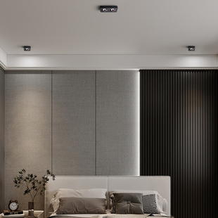 至御超薄明装 店cob廊灯过道灯040 射灯天花灯吸顶灯客厅卧室服装