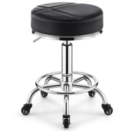 美容凳子旋转升降大工凳圆凳理发店美发椅滑轮美甲凳子美容店专用