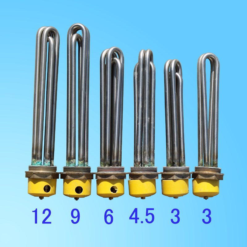 蒸汽发生器锅炉电加热管Mq52江心220v佳先380v顺达2英寸不绣钢螺