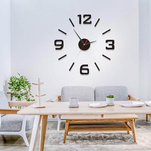 钟表挂钟客厅家用时尚免打孔超静音简约创意个性书房卧室时钟挂表
