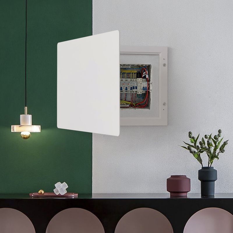 超白弱电箱遮挡盖板超薄哑光磨砂电表箱装饰画定制纯色强电箱挂画