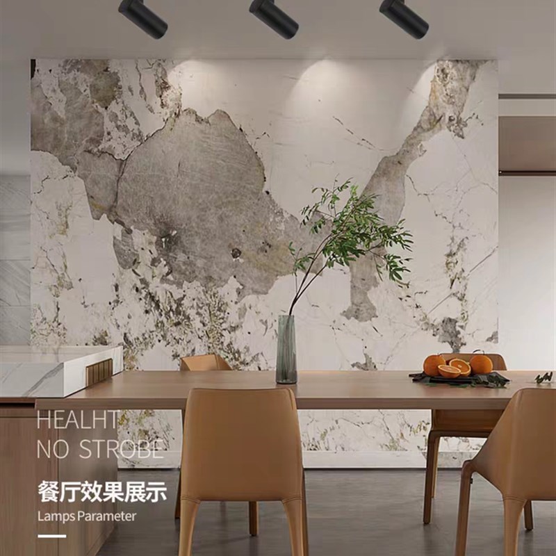 射灯led轨道灯服装店商场展厅餐厅创意背景墙COB聚光射灯吸顶筒灯