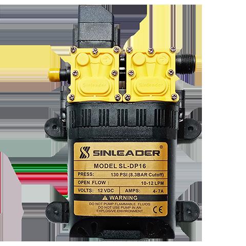 12v水泵信利达双核水泵农用电动喷雾器双泵高压洗车12v隔膜泵浇菜