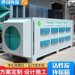 漆雾净化处理设备活性炭环保箱 厂家供应工业废气除臭吸附箱