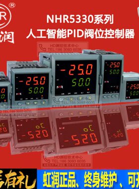 NHR-5330A B C D E F H L M K智能双路输入阀位控制器PID调节虹润