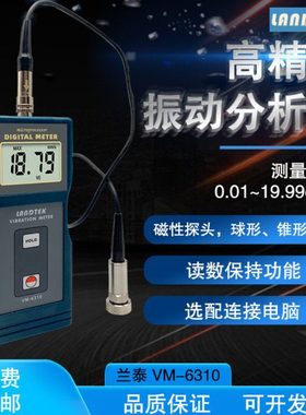 兰泰测振仪VM6310振动测量仪/机械故障检测仪测振表 震动测试仪