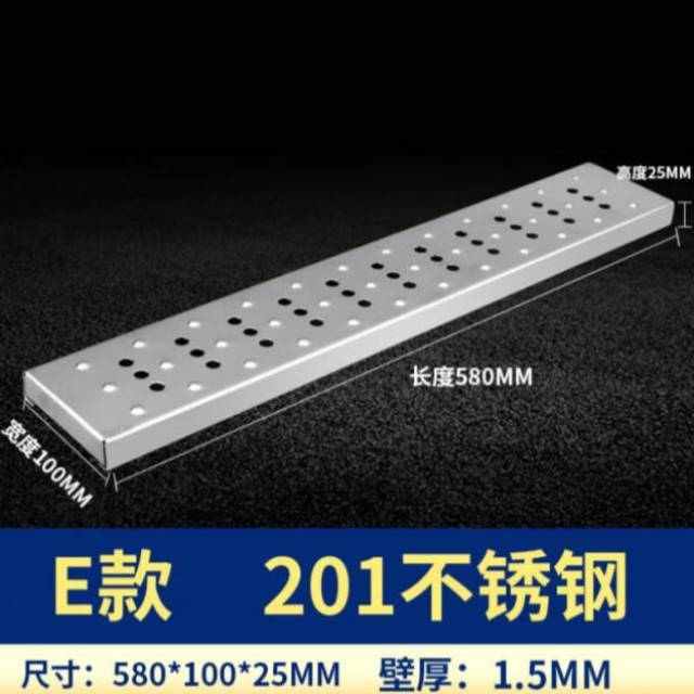 电缆沟盖板树脂材料304不锈钢厨房下水道地沟Q格栅盖水沟排水沟盖