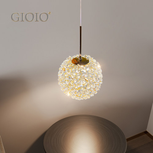 GIOIO西班牙卧室床头灯轻奢水晶小吊灯高级感后现代玄关吧台过道