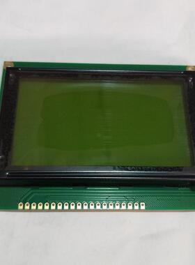 Jhd12864E 622m9液晶显示屏黄绿色屏幕无字体。