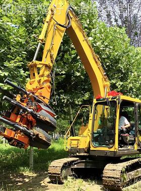 Fully anutomaURKt ic tree diggig and movng nursierymachine,