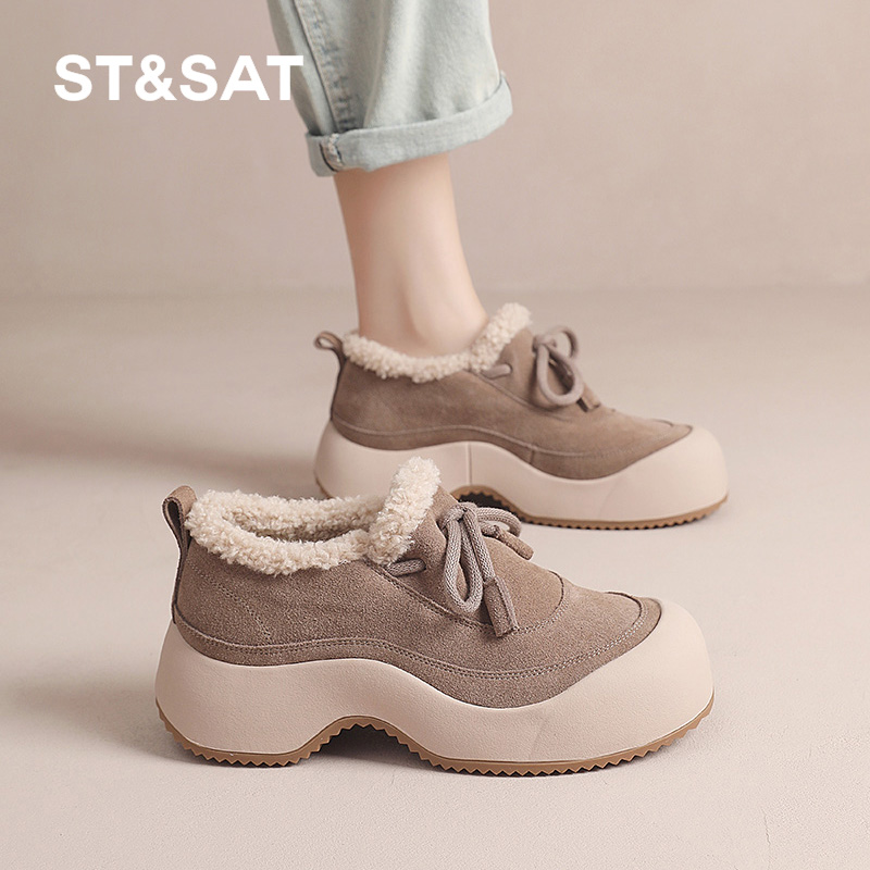 星期六官方旗舰店棉鞋女