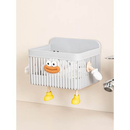 浴室置物架厨房收纳筐卫生间墙上收纳盒壁挂收纳篮宿舍简约小挂篮