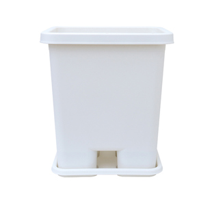 阳台种菜盆方形大花盆塑料种植箱绿植盆栽懒人自吸水盆蔬菜种植盆