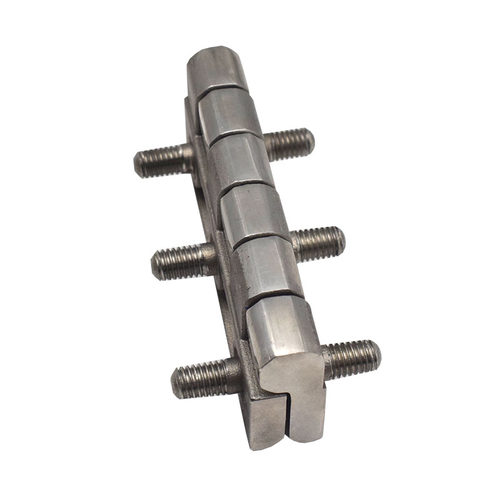 304不锈钢合页配电箱合叶加厚重型工业机床带螺柱铰链90X60X8