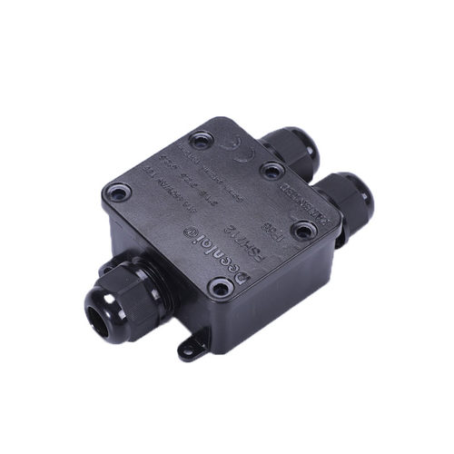 室外防水接线盒水下三通一进二出IP68户外防雨分线盒地埋带端子