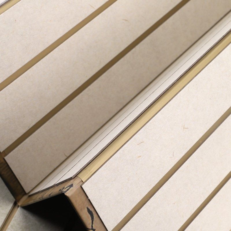 复古汉竹简宣纸册页尺素简牍仿旧折页本空白加厚宣纸册页本仿古蜡