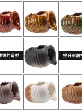 古法养鱼过陶瓷滤器循环流水生财鱼缸小配件庭院花园假山造景装饰