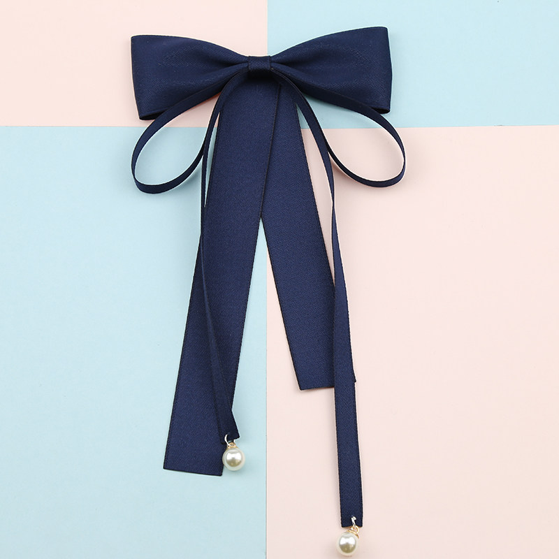 领结女系带飘带蕾丝粉色韩版日系纯色蝴蝶结百搭时尚甜美别针胸针