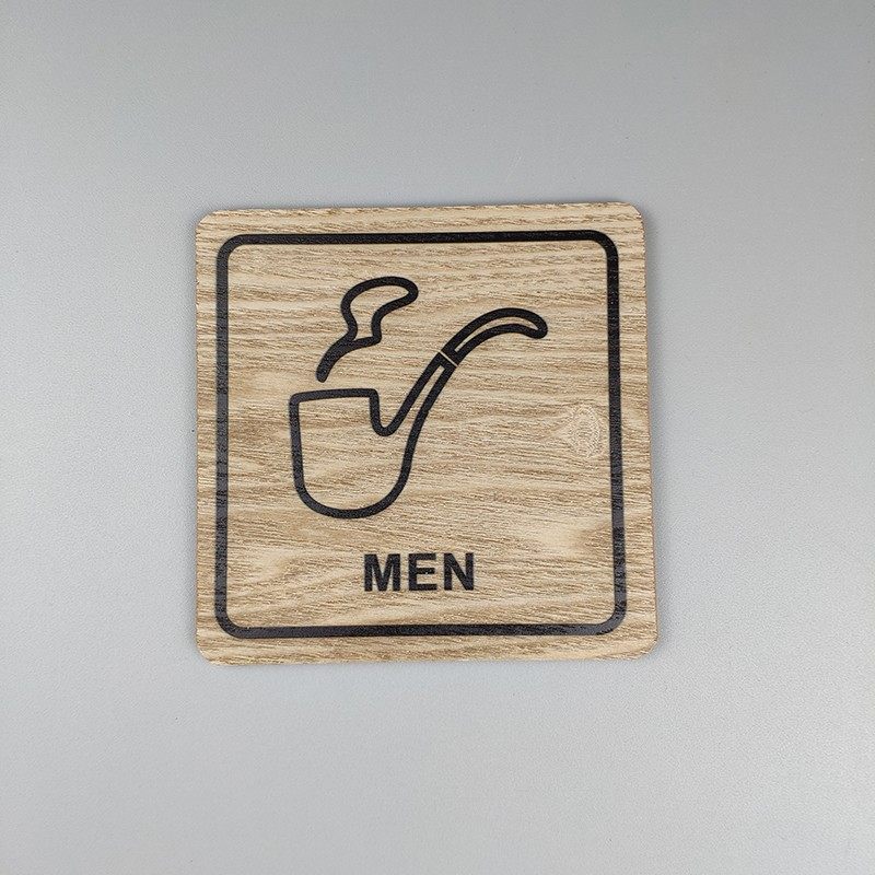 大号木质个性标示牌高跟鞋烟斗洗手间指示牌厕所卫生间标识牌WC提