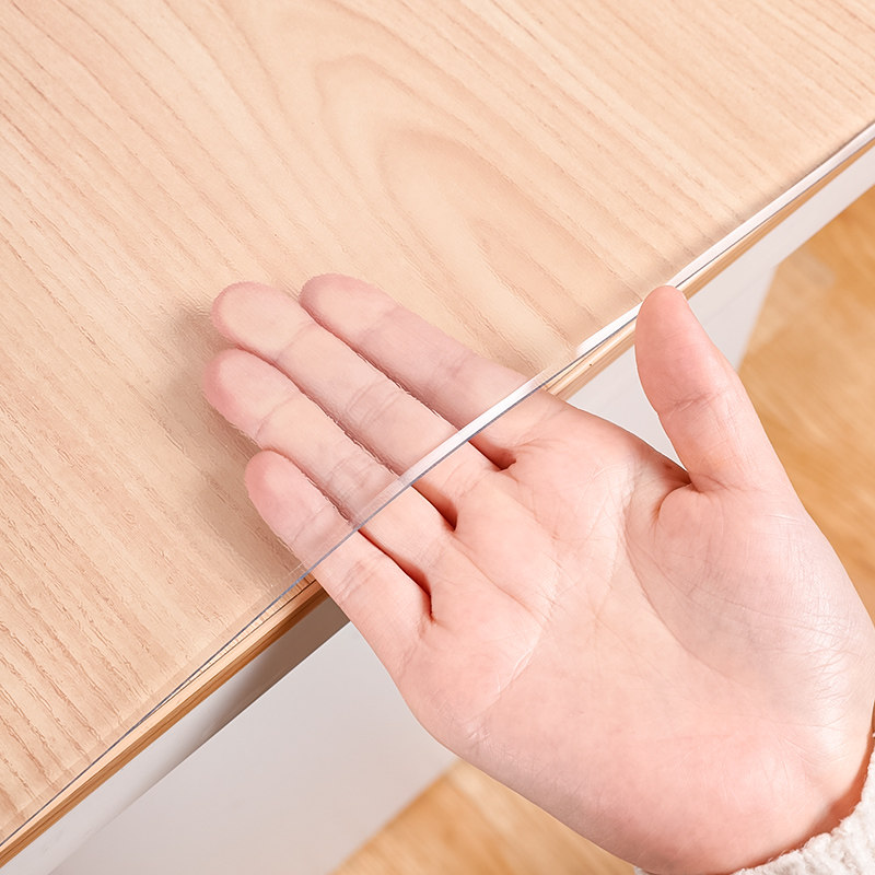 办公桌垫防尘透明pvc软玻璃桌布长方形办公室台布防水桌面垫子