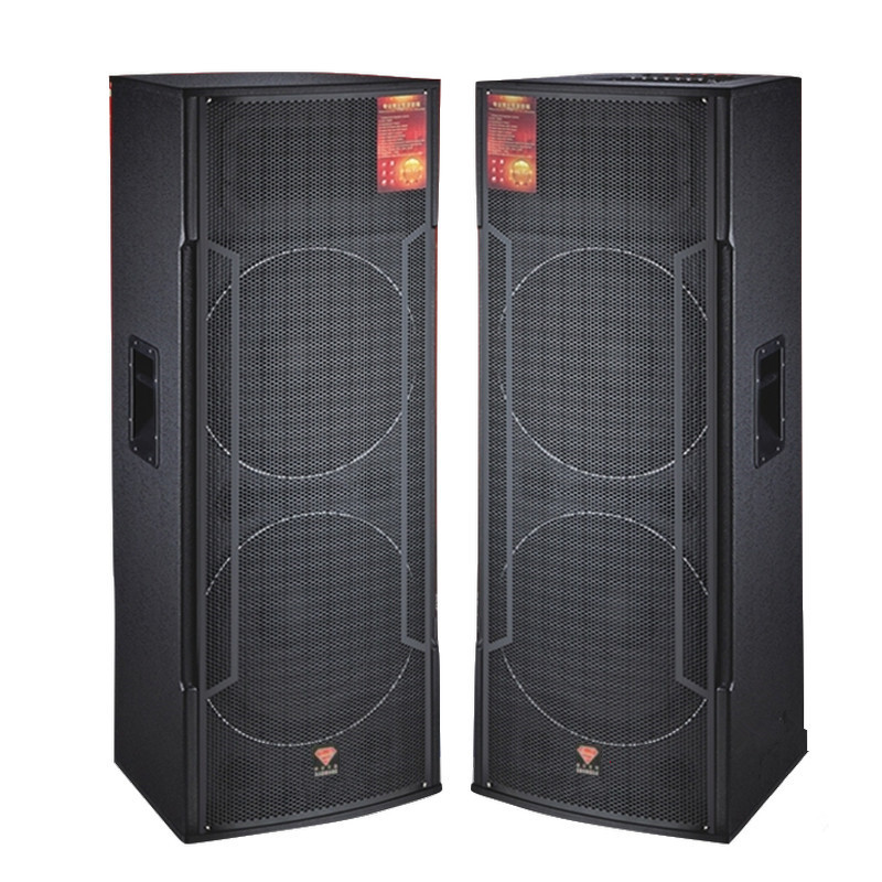 盛乐12双15寸大功率有源舞台音箱广场演出户外店铺婚庆音响KT