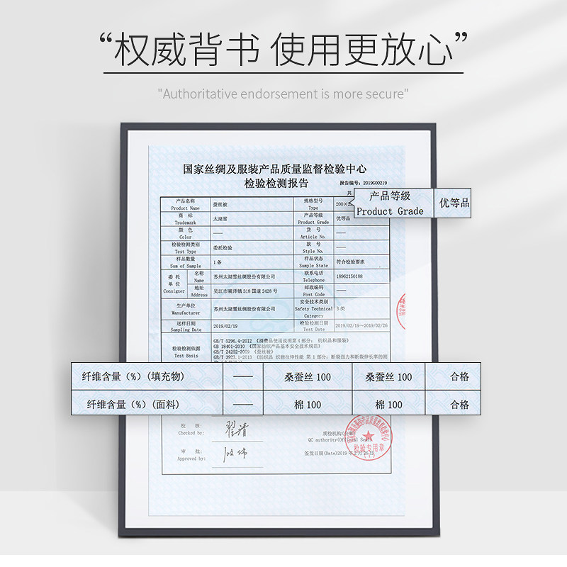 太湖雪蚕丝被100桑蚕丝春秋冬被加厚保暖被子被芯子母被沁柔2+4斤