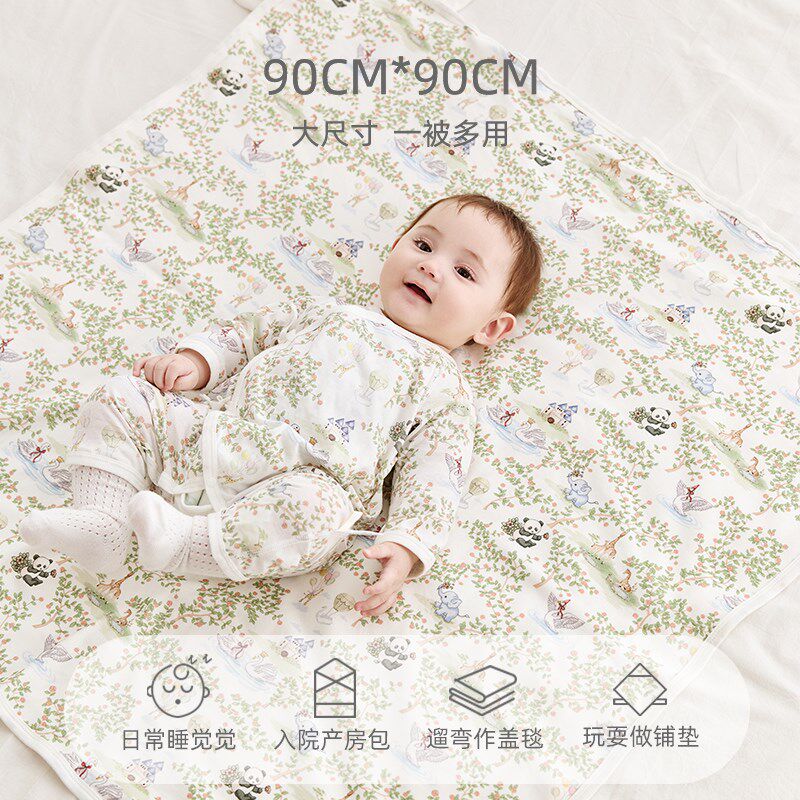 包被初生婴儿纯棉a类秋冬新生儿抱被加厚外出产房包单宝宝春季款