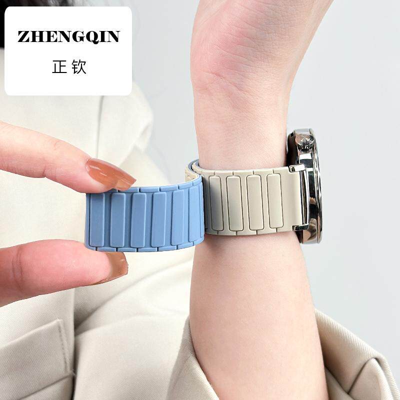 适用华为gt4表带gt5/5pro手表gt3手表带女男款watch5/3/4pro硅胶