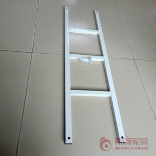 梯子上下铺铁架床梯学生双层床员工宿舍床楼梯加厚方管订做铁床梯