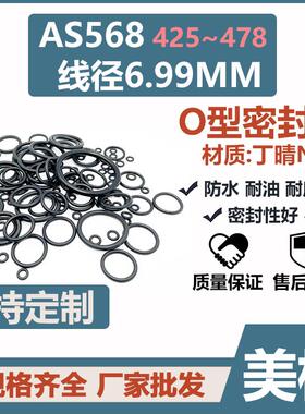 AmericanAS568O型圈434/435/436丁晴142.24/145.42/148.59*6.99密