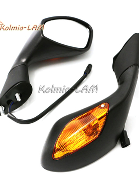 阿普利亚RSV4 1000 GPR125 150适用改装后视镜倒车反光镜带转向灯