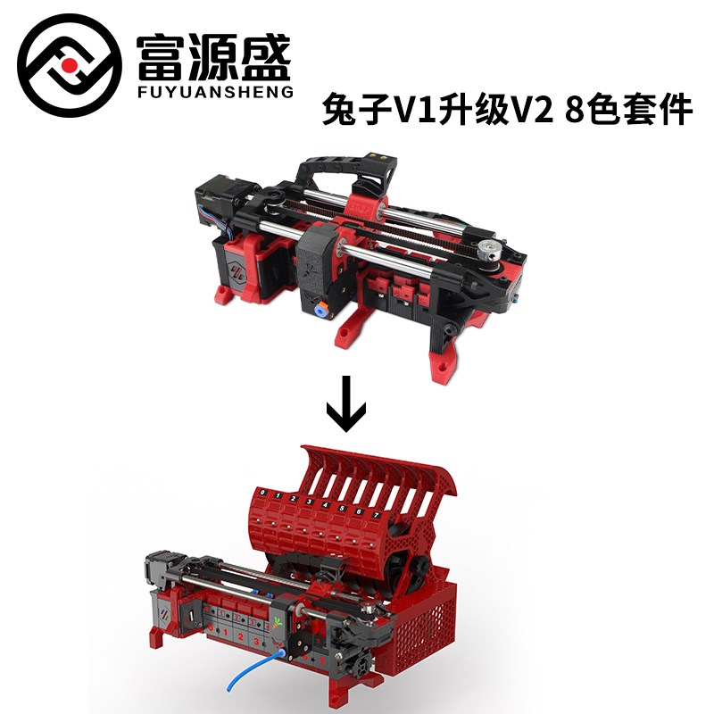 3D打印机配件 兔子ERCF多色V1升级V2套件 6色升级8色V2可选配主板
