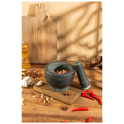 天然石头石臼青石家用捣蒜器对窑子研钵个性石碗出口蒜臼子药钵