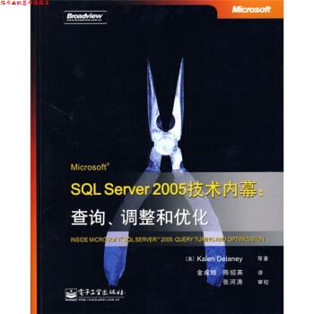 【正版书】 Microsoft SQL Server 2005技术内幕:查询、调整和优化 [美] 德莱尼 等 著,金成姬,陈绍英 译 电子工业出版社图片