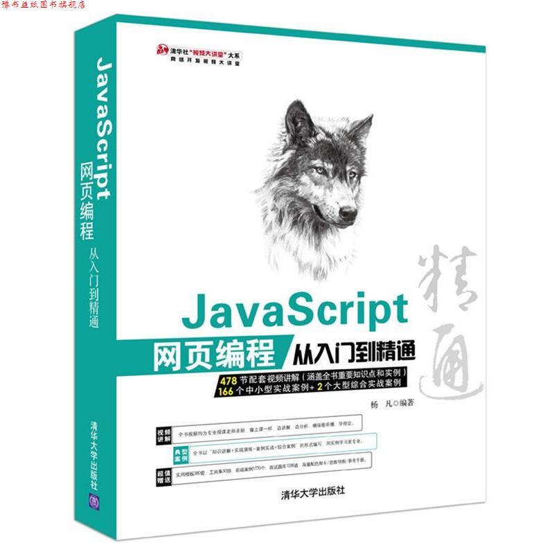 【正版书】 JavaScript 网页编程从入门到精通 杨凡 清华大学出版社