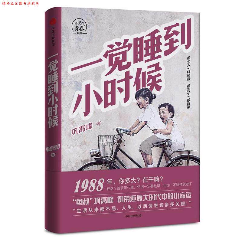 【正版书】 一觉睡到小时候 巩高峰 中信出版社