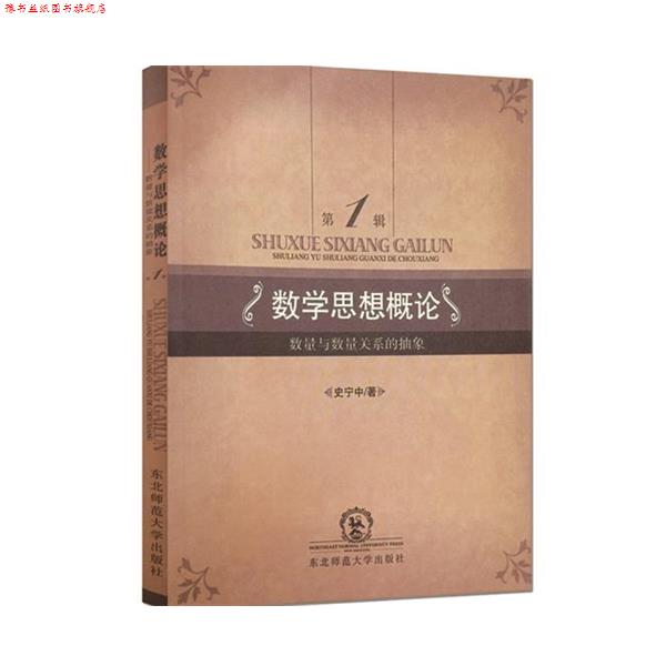 【正版书】 数学思想概论 数量与数量关系的抽象 史宁中　著 东北师范大学出版社