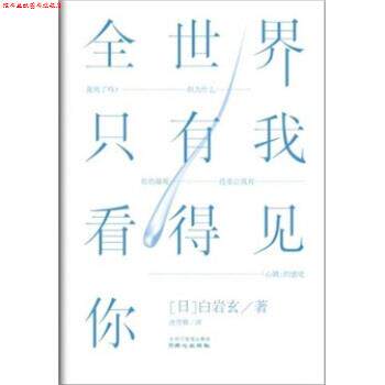 【正版书】 全世界只有我看得见你 [日] 白岩玄 著,连雪雅 译 同心出版社
