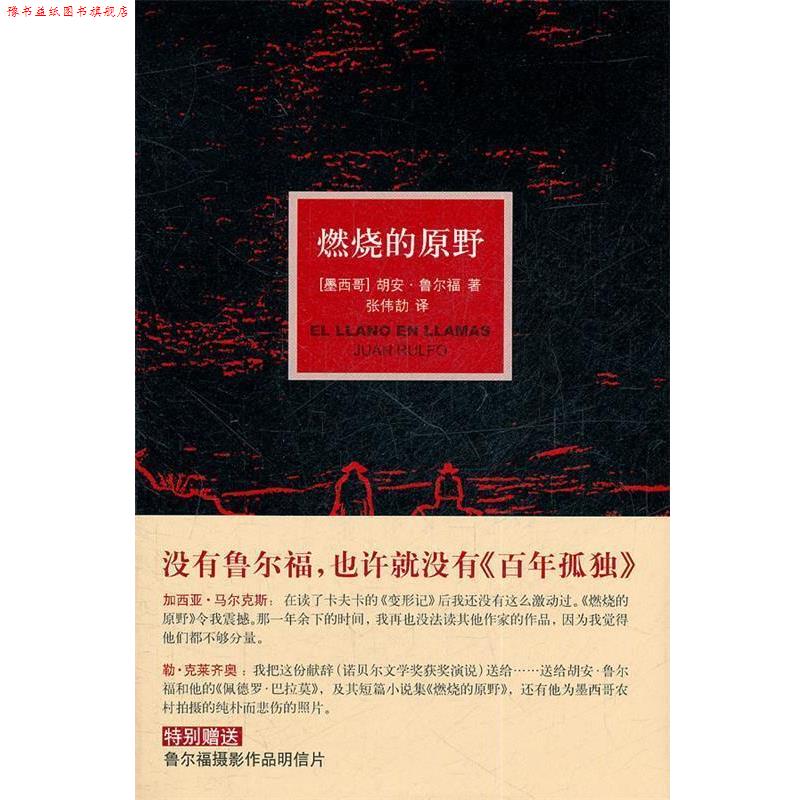 【正版书】 燃烧的原野 (墨)鲁尔福 著,张伟劼 译 译林出版社