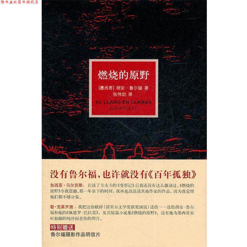 【正版书】 燃烧的原野 (墨)鲁尔福 著,张伟劼 译 译林出版社