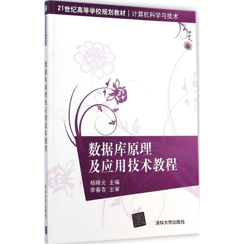 【正版书】 数据库原理及应用技术教程 杨晓光　主编 清华大学出版社